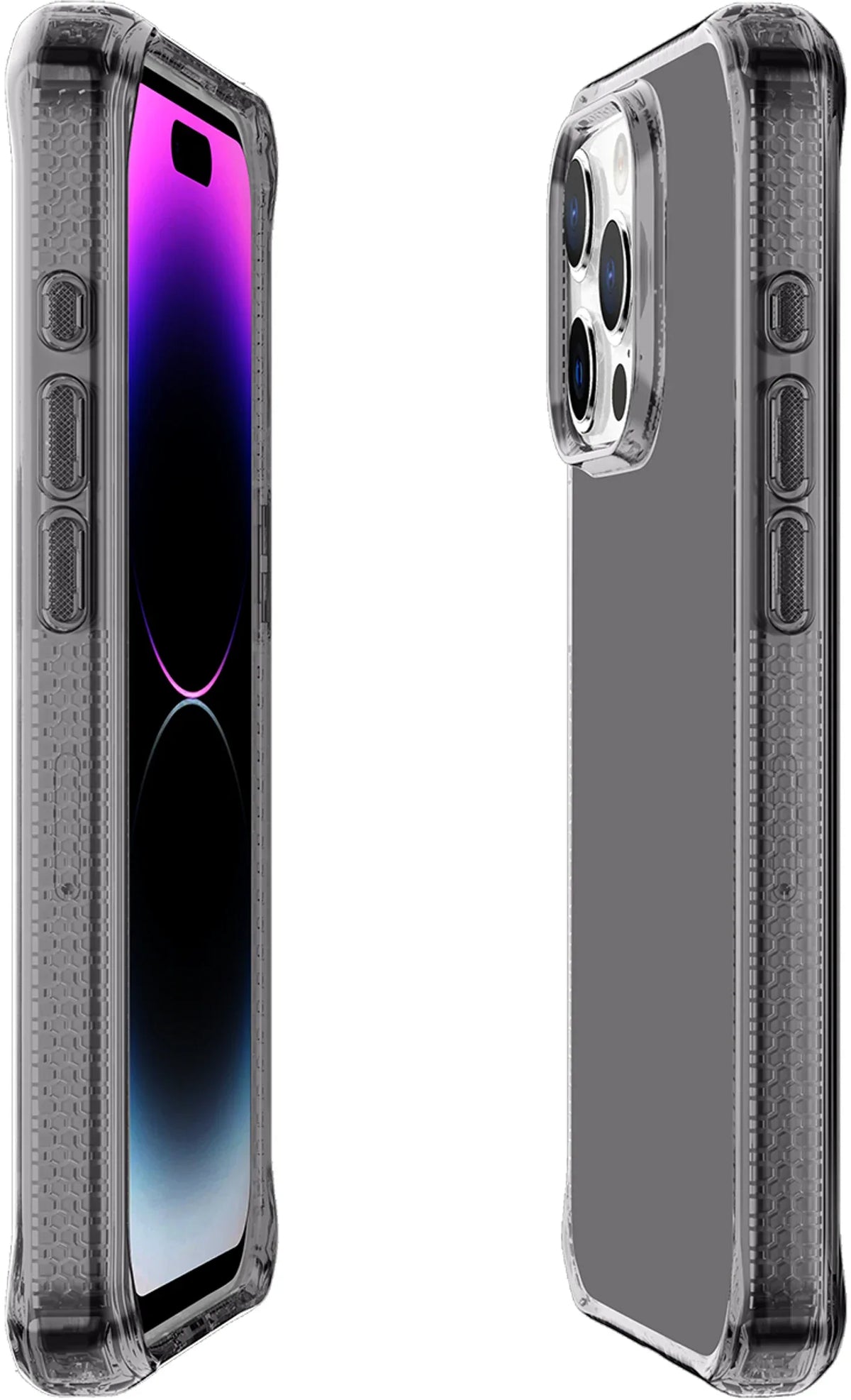 Itskins Level 2 Spectrumclear_R For Apple Iphone 15 Pro Smoke - Essentify