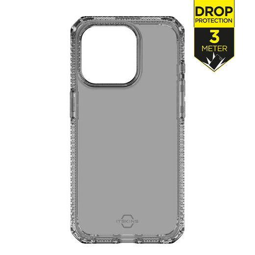 Itskins Level 2 Spectrumclear_R For Apple Iphone 15 Pro Max Smoke - Essentify