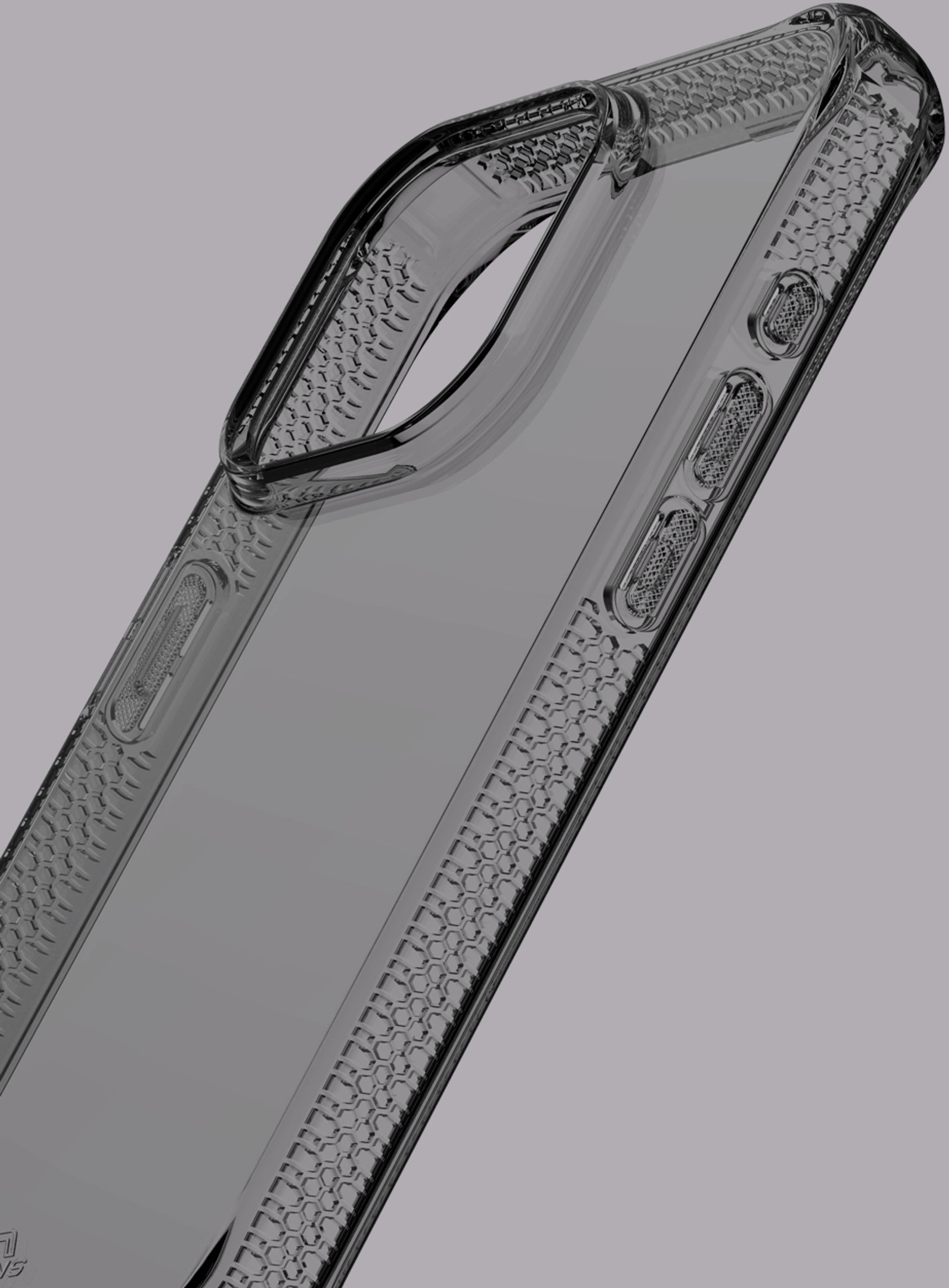 Itskins Level 2 Spectrumclear_R For Apple Iphone 15 Pro Max Smoke