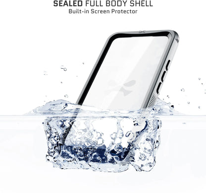 Ghostek Nautical Waterproof Magsafe Case + Belt Swivel Holster Apple Iphone 15 Pro Clear - Essentify