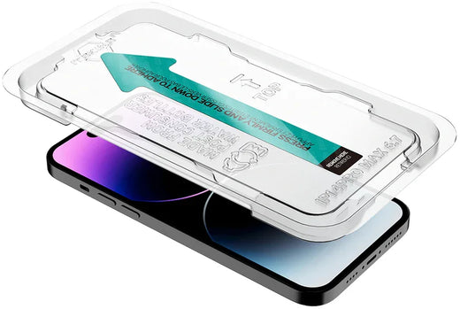 Itskins Supreme Glass Screen Protector With Alignment Tool Apple Iphone 14 Pro Max Clear - Essentify
