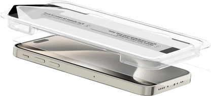 Itskins Supreme Glass Screen Protector With Alignment Tool Apple Iphone 15 Pro Clear - Essentify