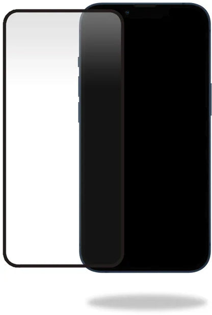Mobilize Privacy Glass Screen Protector - Black Frame - For Apple Iphone 13/13 Pro/14 - Essentify
