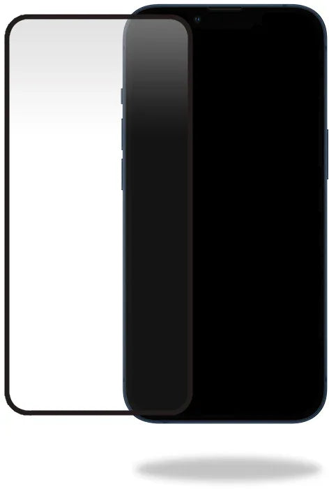 Mobilize Privacy Glass Screen Protector - Black Frame - For Apple Iphone 13/13 Pro/14 - Essentify