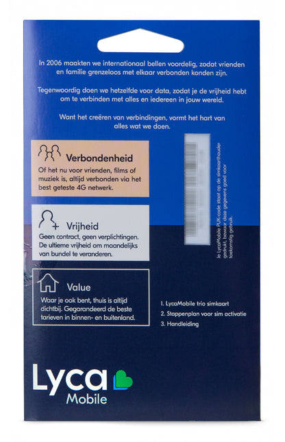 Lycamobile Holland Plan Unlimited