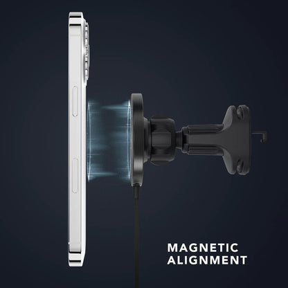 Vonmählen Aura Car Magnetic Wireless Charging Pad Black - Essentify