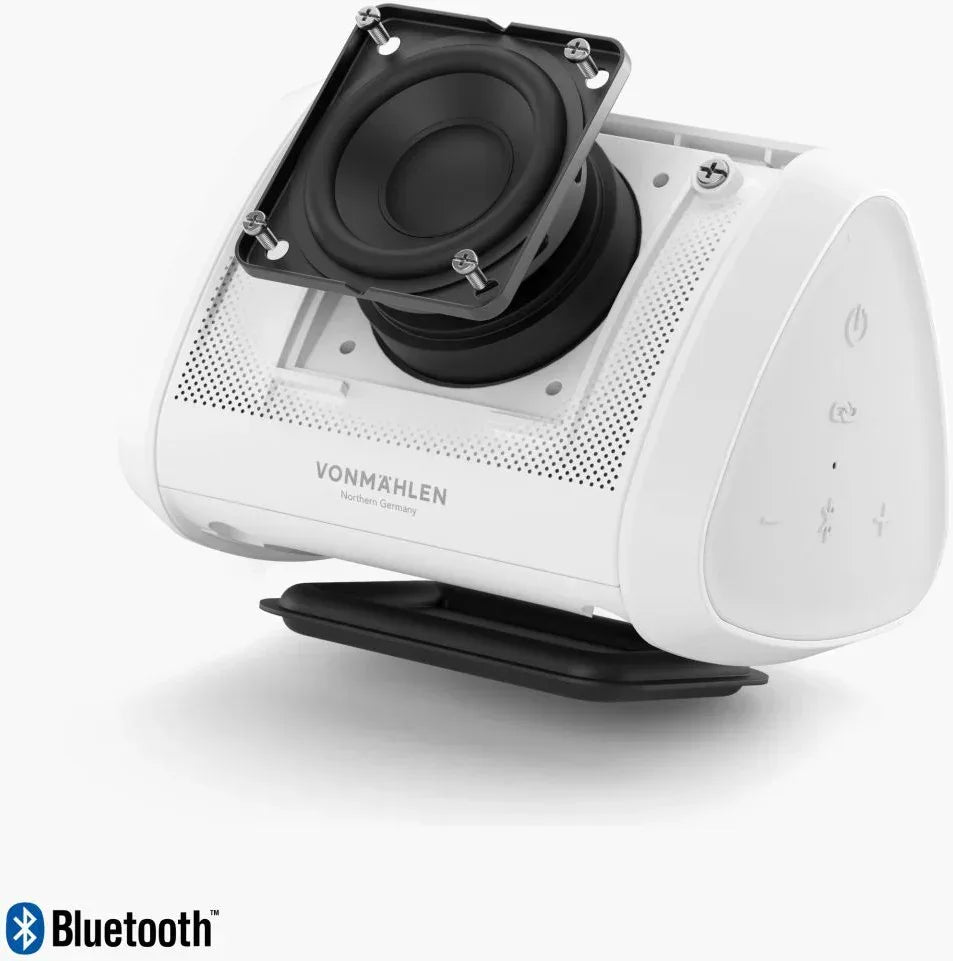 Vonmählen Air Beats Mini Portable Bluetooth Speaker White - Essentify