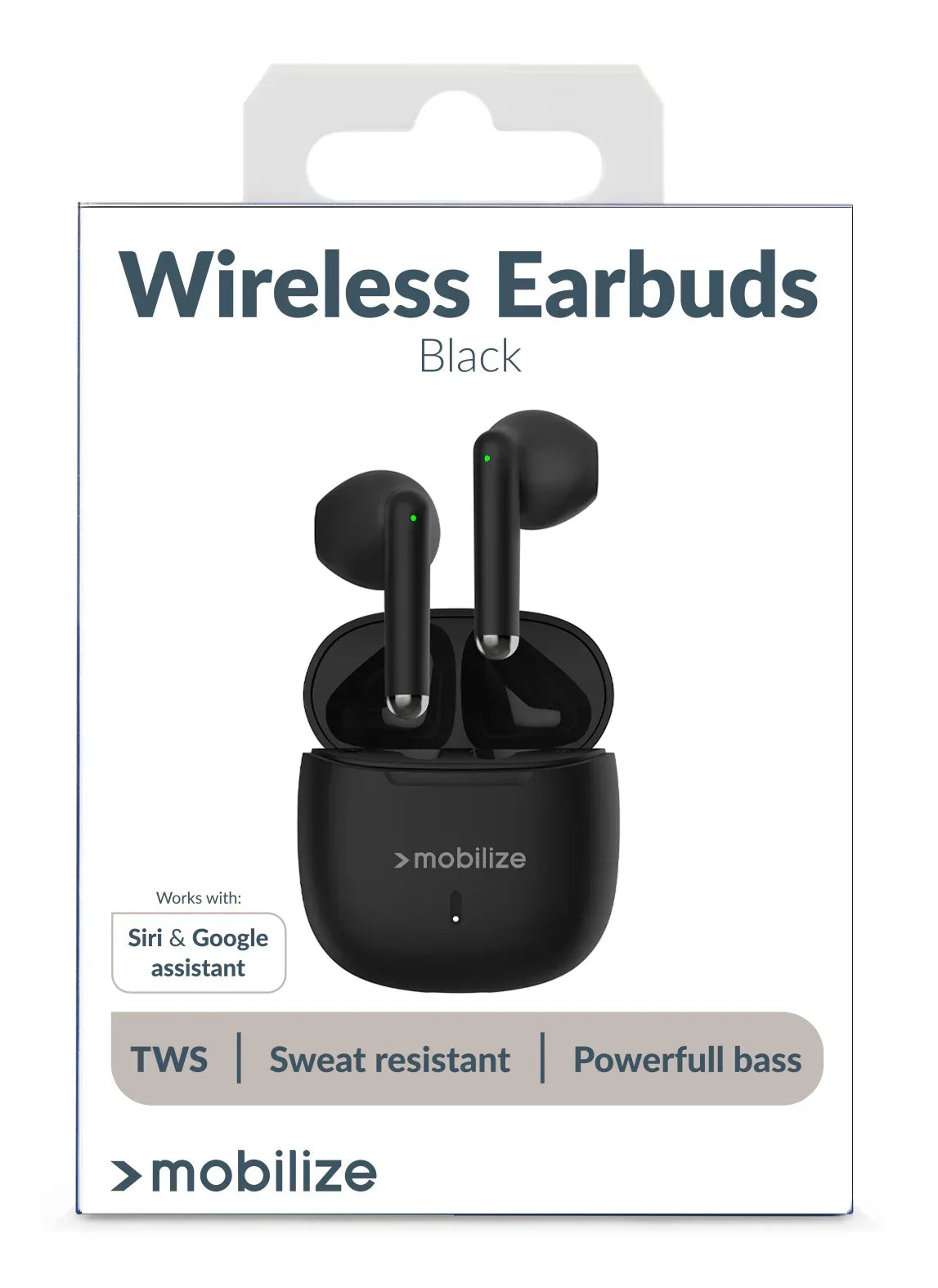 Mobilize Tws Earbuds Black - Essentify