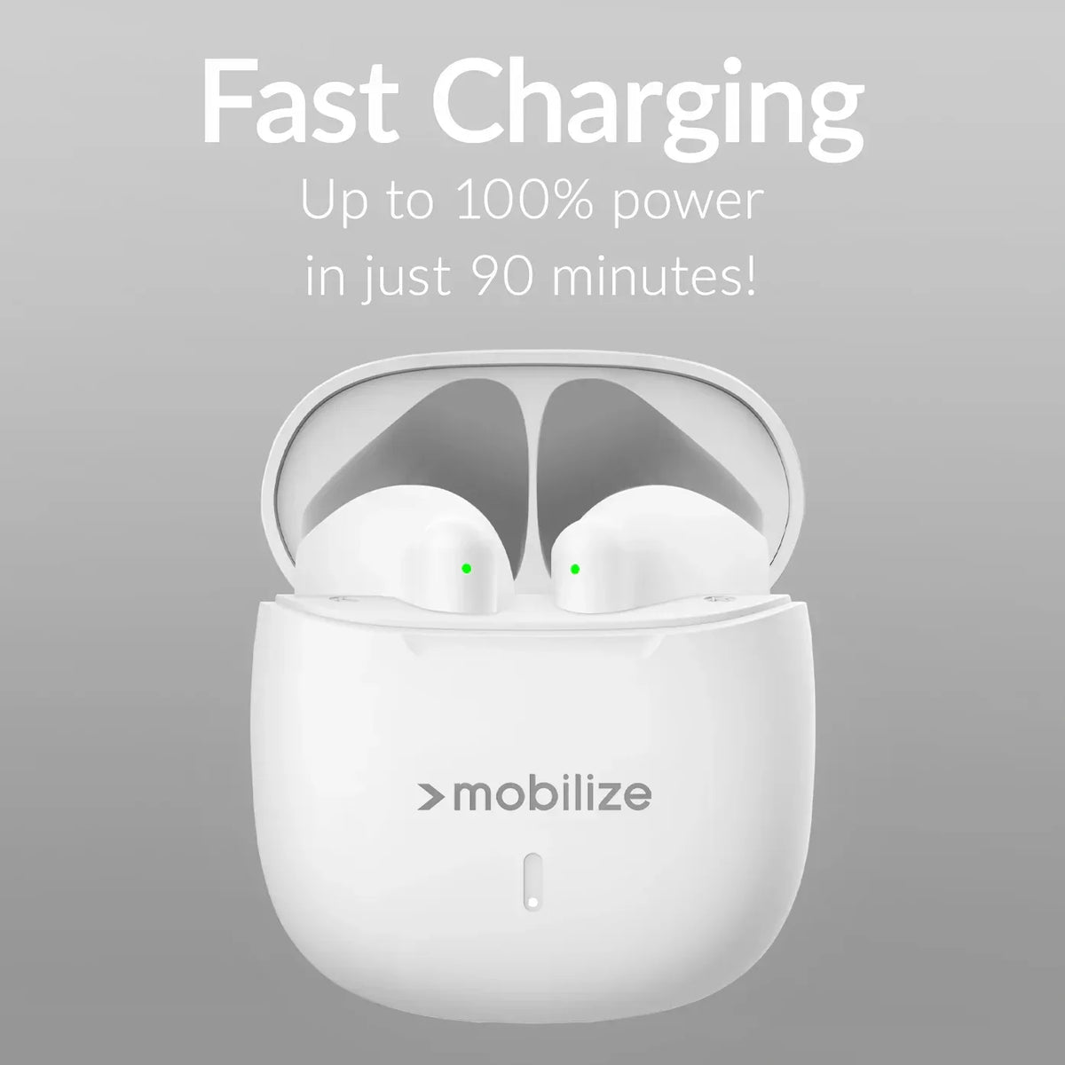 Mobilize Tws Earbuds White - Essentify