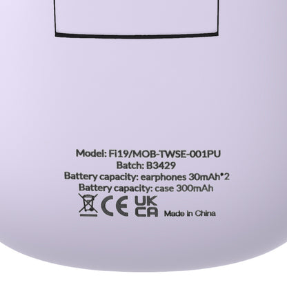 Mobilize Tws Earbuds Pastel Purple