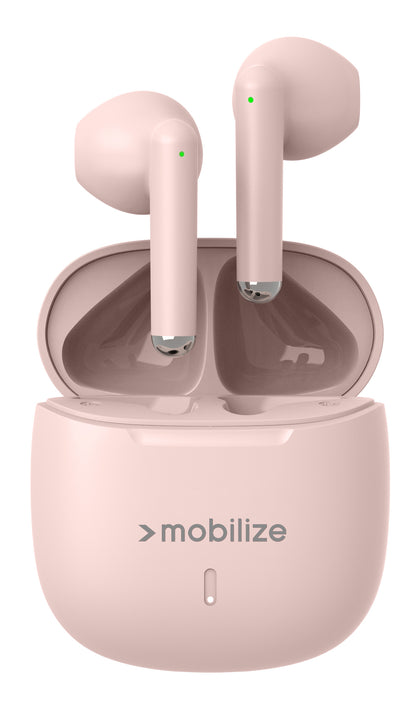 Mobilize Tws Earbuds Pastel Pink