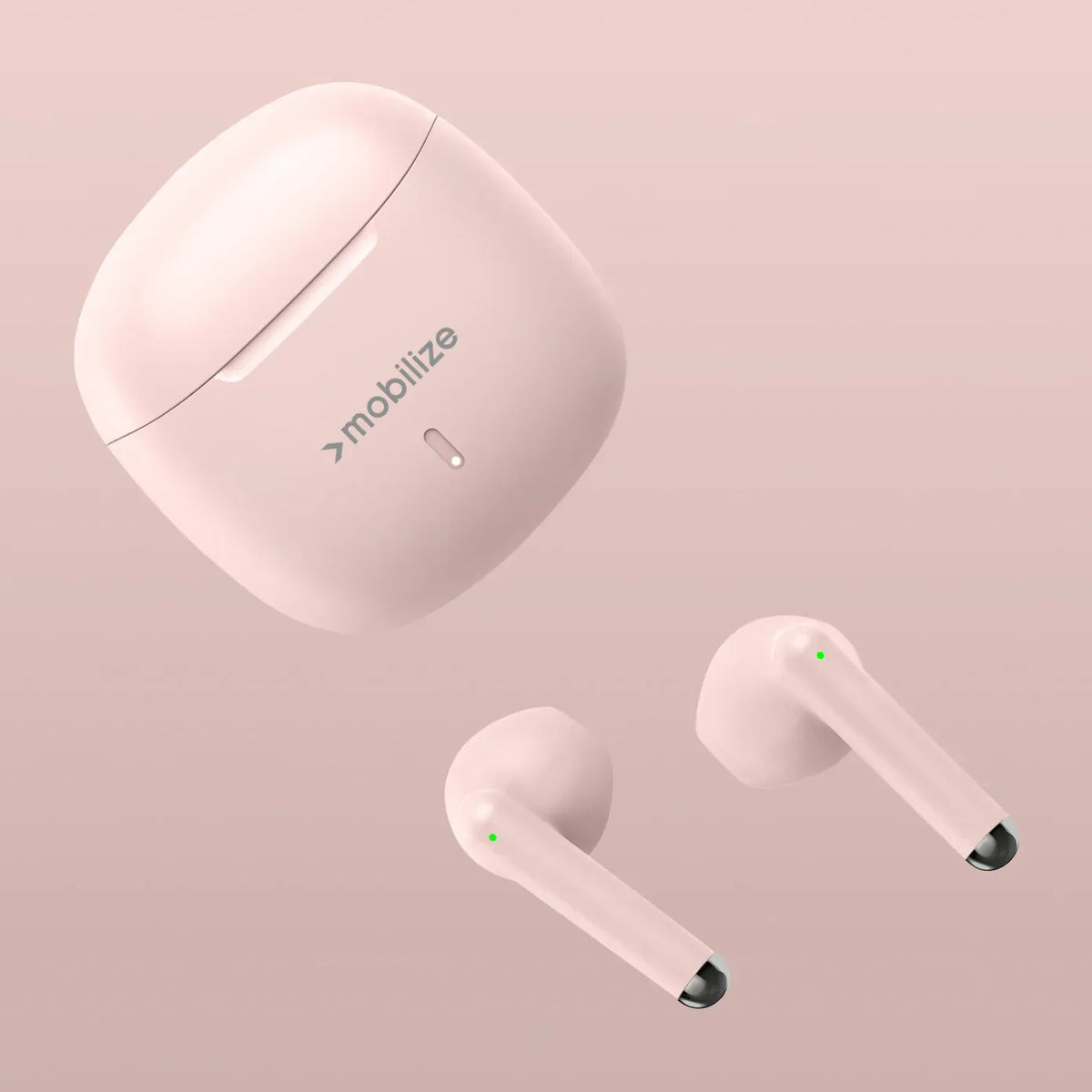 Mobilize Tws Earbuds Pastel Pink - Essentify
