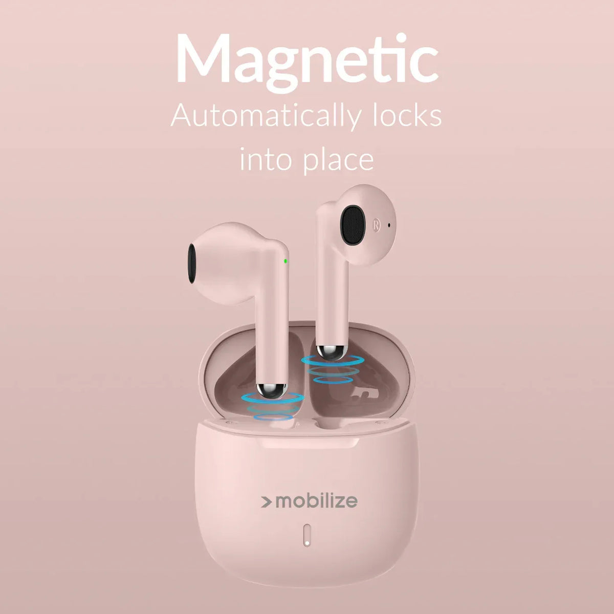 Mobilize Tws Earbuds Pastel Pink - Essentify