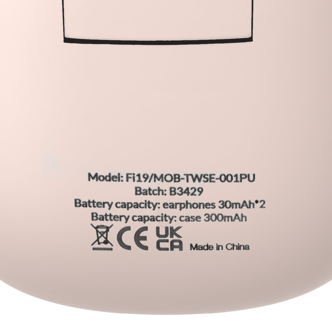 Mobilize Tws Earbuds Pastel Pink