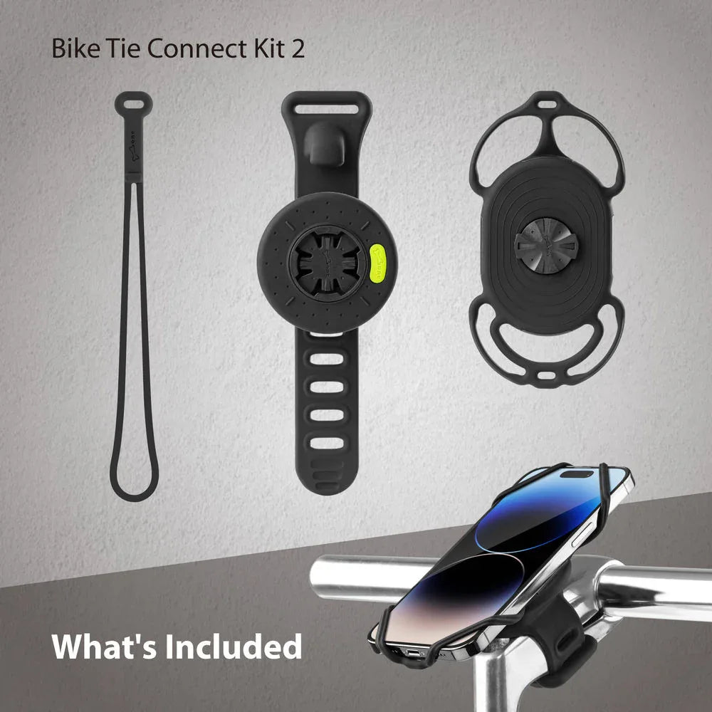 Bone Bike Tie Connect Kit 2 Black - Essentify