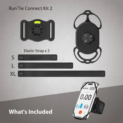 Bone Run Tie Connect Kit 2 Black - Essentify