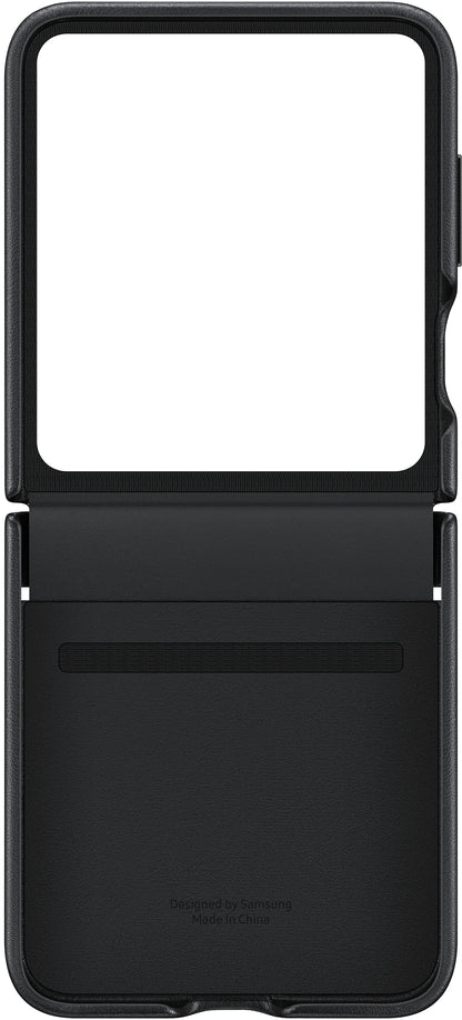 Samsung Ef-Vf731Pbegww Samsung Flap Vegan Leather Case Galaxy Z Flip5 Black