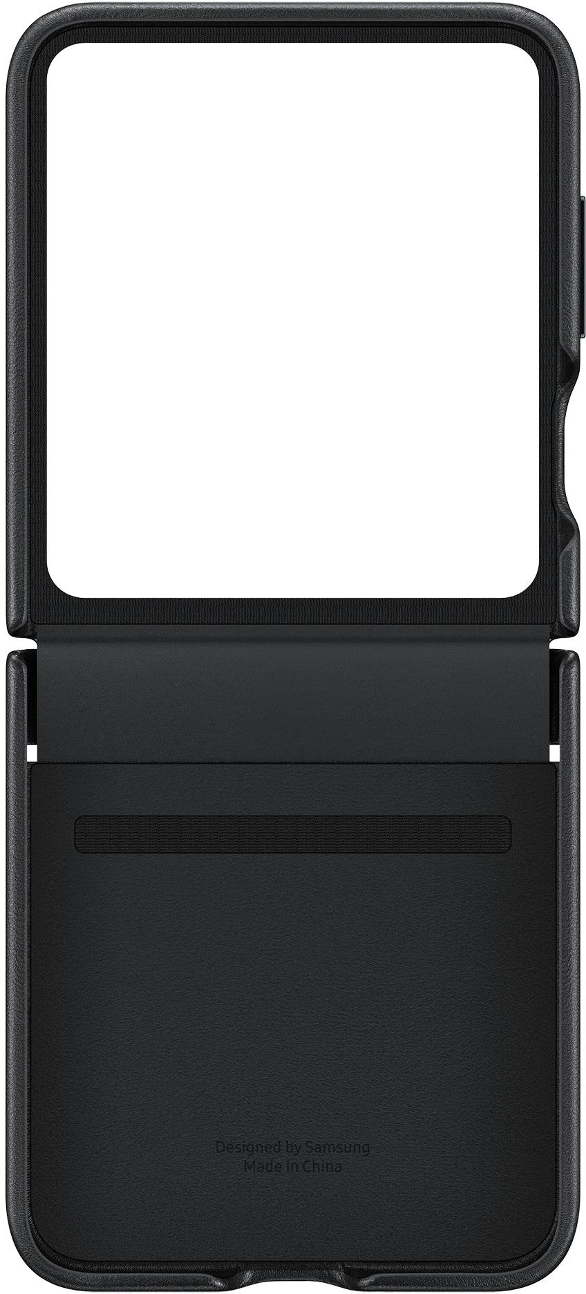 Samsung Ef-Vf731Pbegww Samsung Flap Vegan Leather Case Galaxy Z Flip5 Black