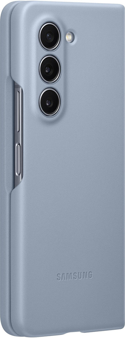 Samsung Vegan Leather Case Galaxy Z Fold5 Icy Blue - Essentify
