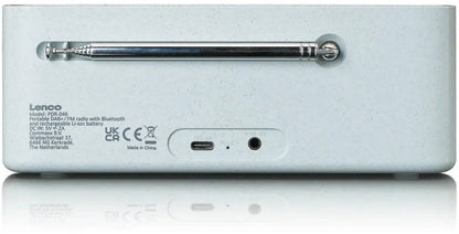 Lenco Portable Eco Dab+ Bluetooth Radio Grey - Essentify