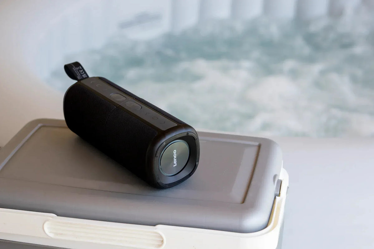 Lenco 2-In-1 Stereo Bluetooth Speaker Black - Essentify