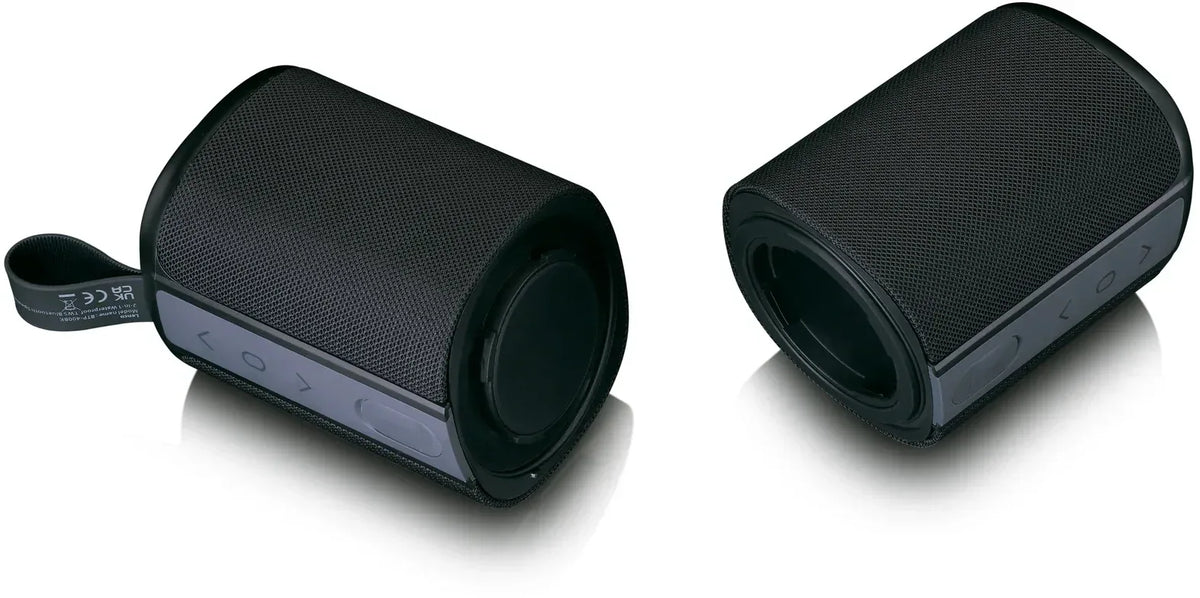 Lenco 2-In-1 Stereo Bluetooth Speaker Black - Essentify