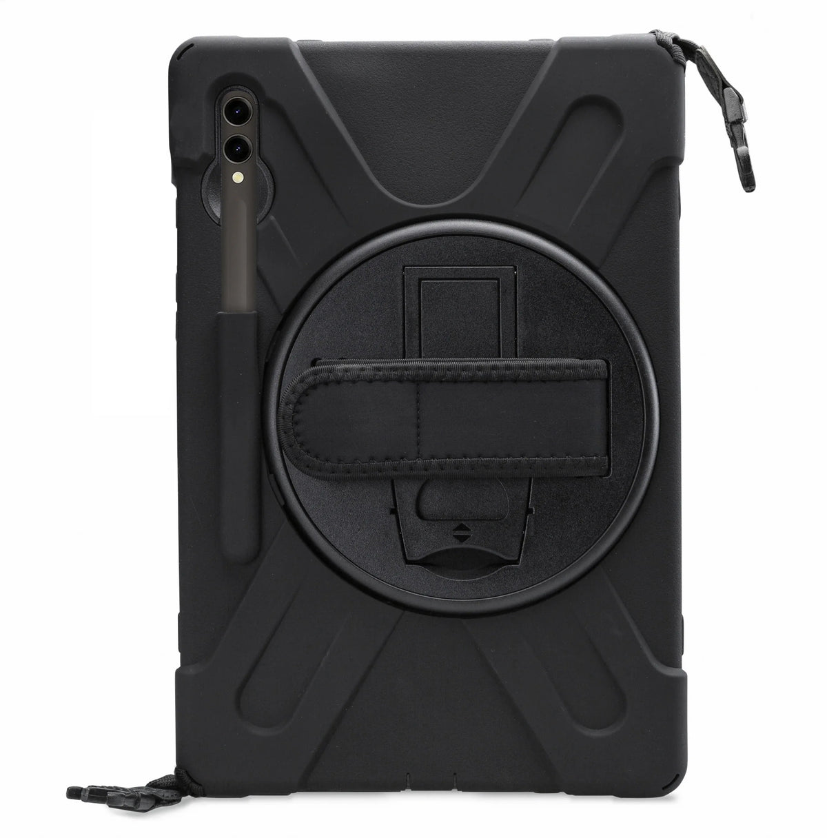 Xccess Survivor All-Round Case Samsung Galaxy Tab S9+/S9 Fe+/S10+ 12.4 Black (Screenless) - Essentify