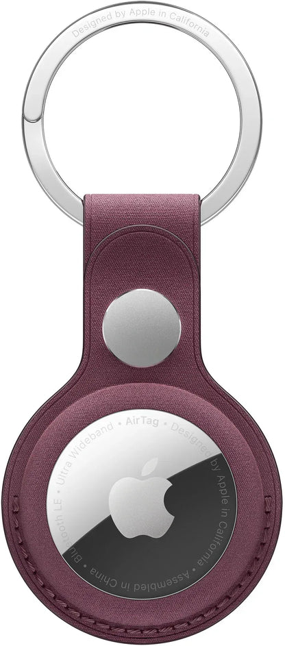 Apple Airtag Finewoven Key Ring Mulberry - Essentify