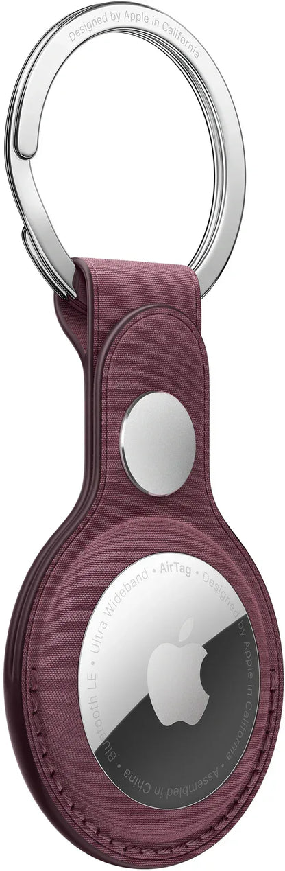 Apple Airtag Finewoven Key Ring Mulberry - Essentify