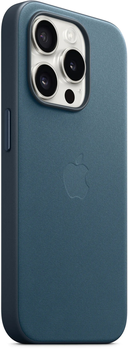 Apple Finewoven Case With Magsafe Iphone 15 Pro Pacific Blue - Essentify