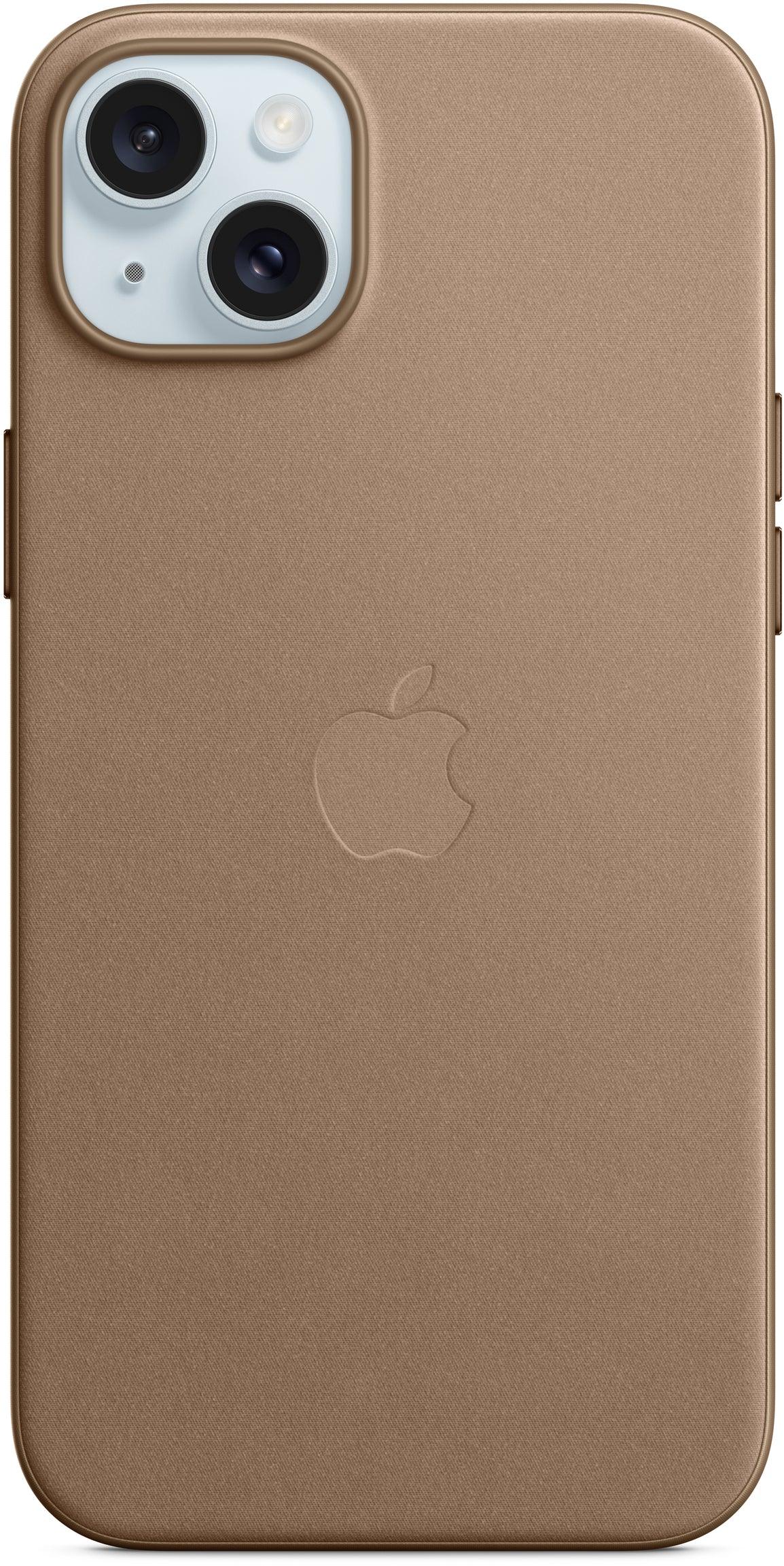 Apple Finewoven Case With Magsafe Iphone 15 Plus Taupe - Essentify