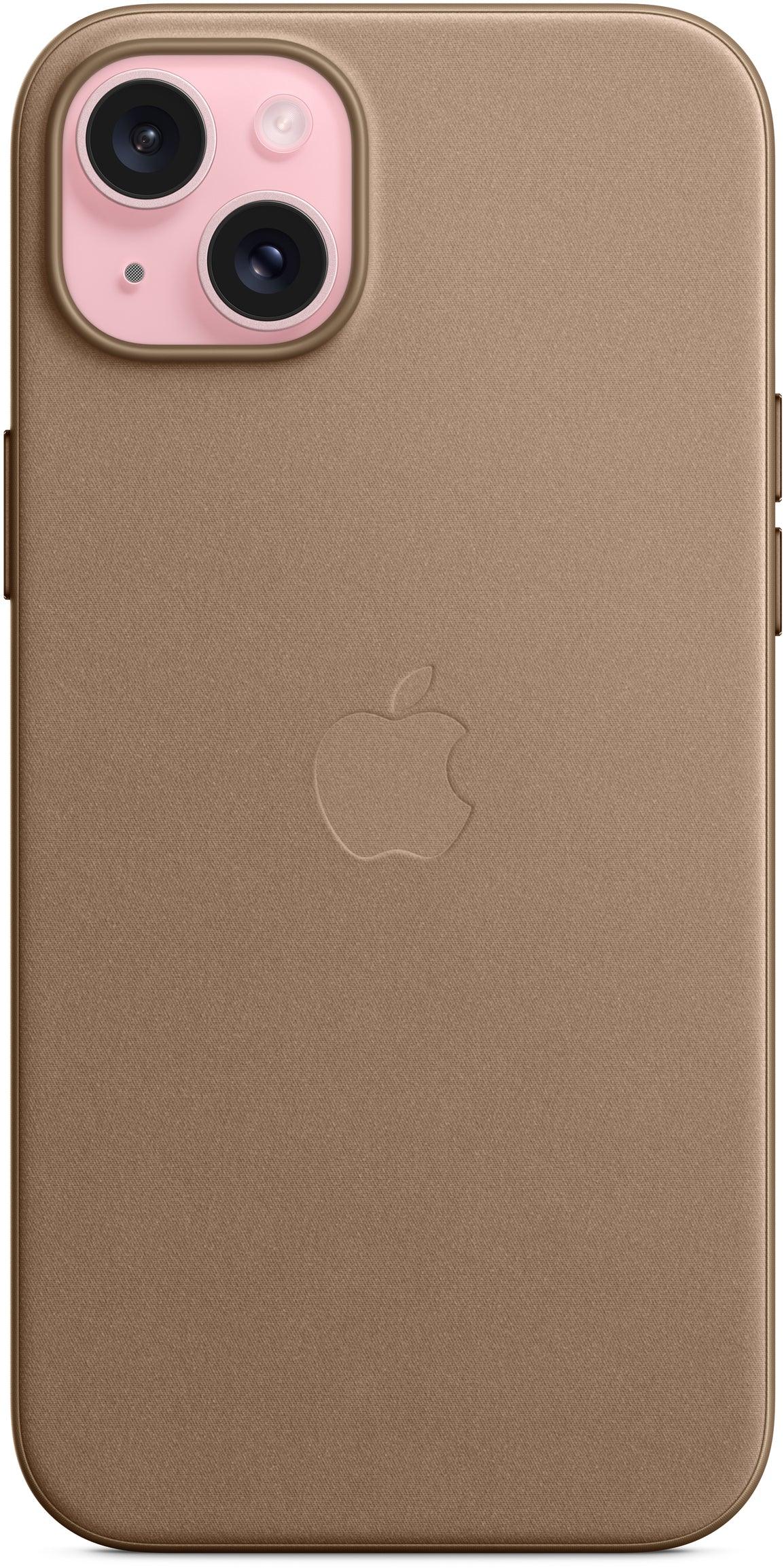 Apple Finewoven Case With Magsafe Iphone 15 Plus Taupe - Essentify