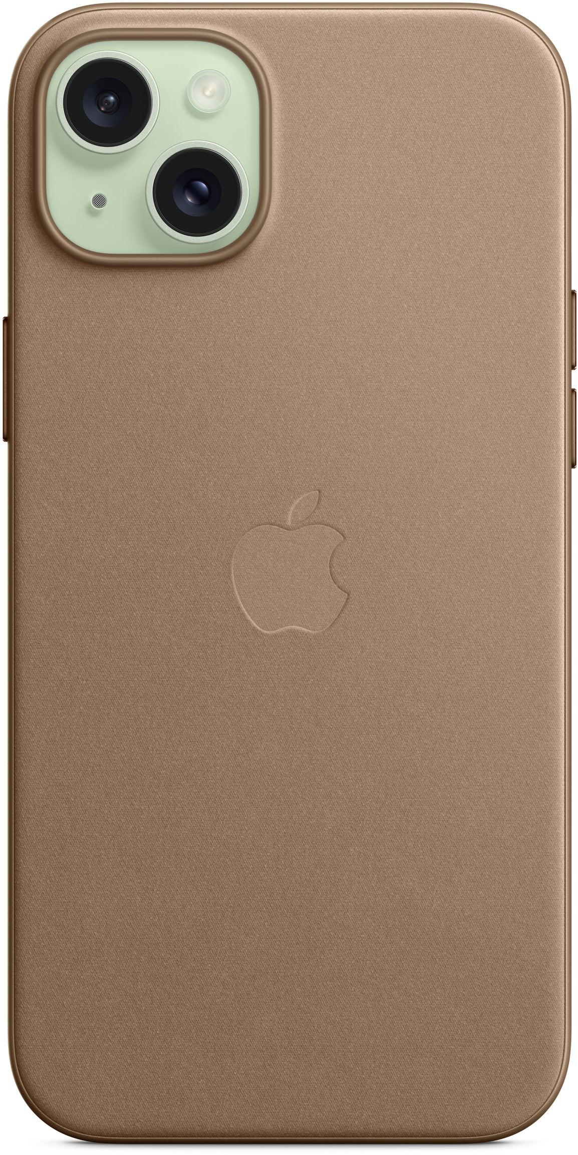 Apple Finewoven Case With Magsafe Iphone 15 Plus Taupe - Essentify