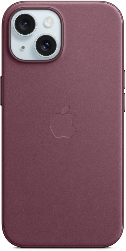 Apple Finewoven Case With Magsafe Iphone 15 Mulberry - Essentify