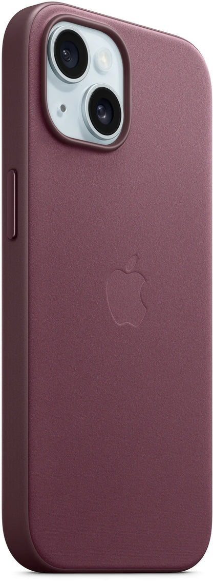 Apple Finewoven Case With Magsafe Iphone 15 Mulberry - Essentify