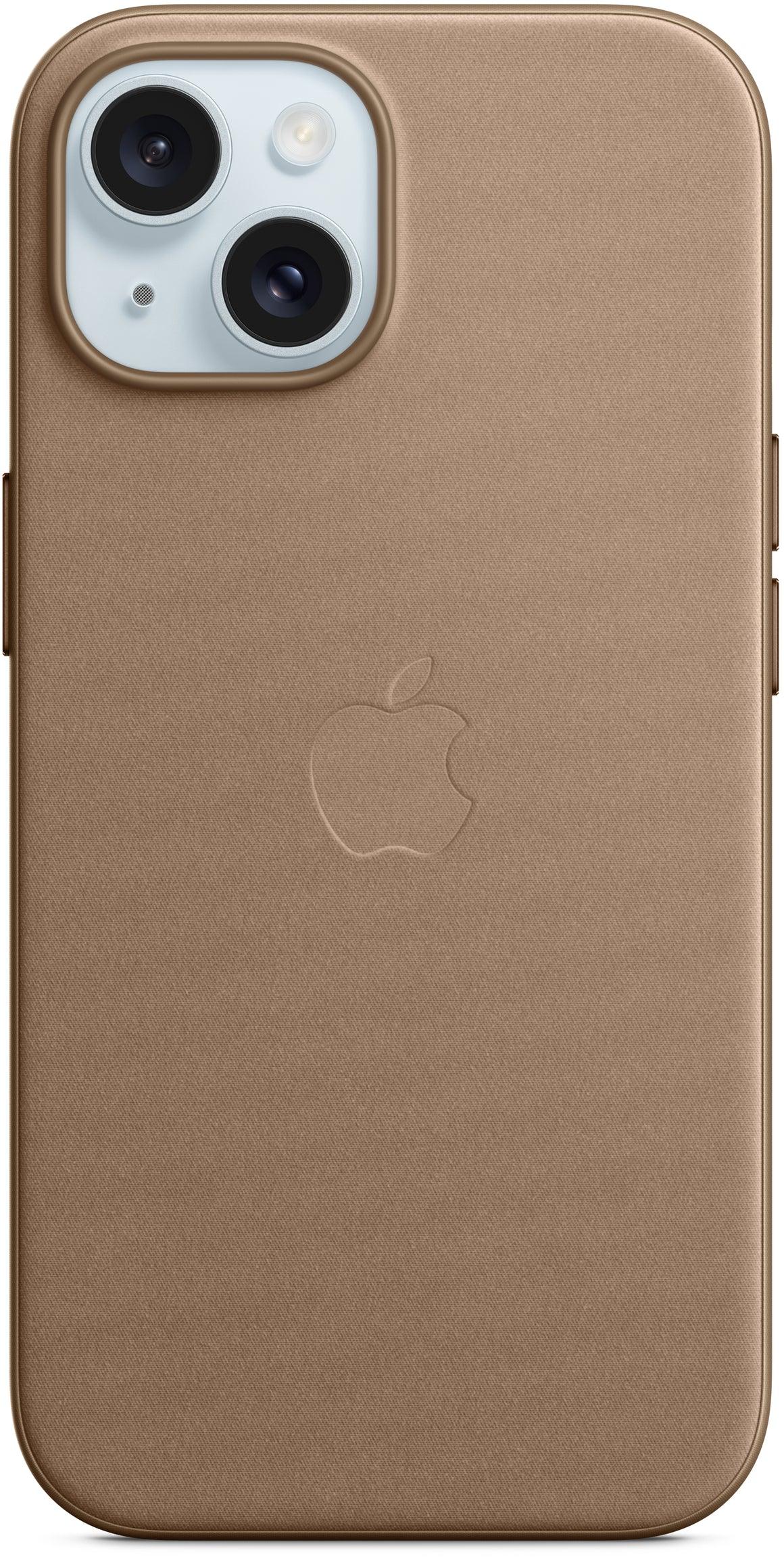 Apple Finewoven Case With Magsafe Iphone 15 Taupe - Essentify