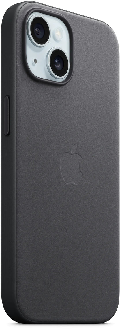 Apple Finewoven Case With Magsafe Iphone 15 Black - Essentify