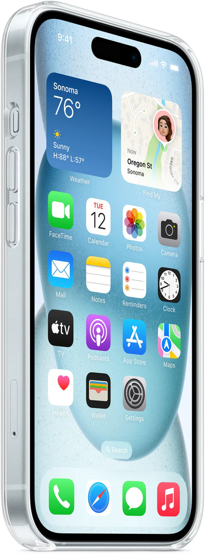 Apple Clear Case With Magsafe Iphone 15 Transparent - Essentify