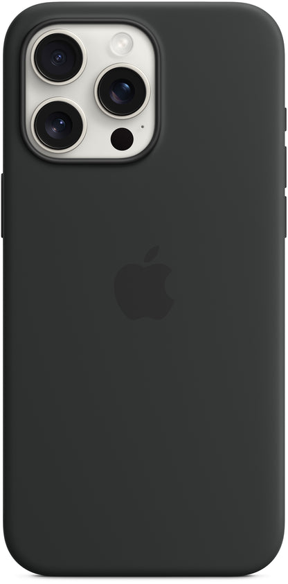 Apple Mt1M3Zm/A Apple Silicone Case With Magsafe Iphone 15 Pro Max Black