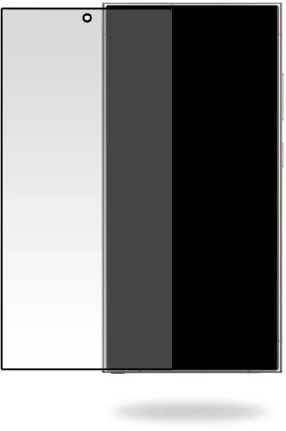 Mobilize Glass Screen Protector - Black Frame - Samsung Galaxy S24 Ultra 5G - Essentify