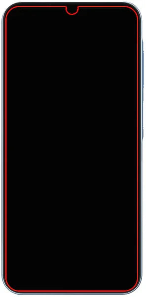 Mobilize Glass Screen Protector - Black Frame - Samsung Galaxy A15 4G/5G - Essentify