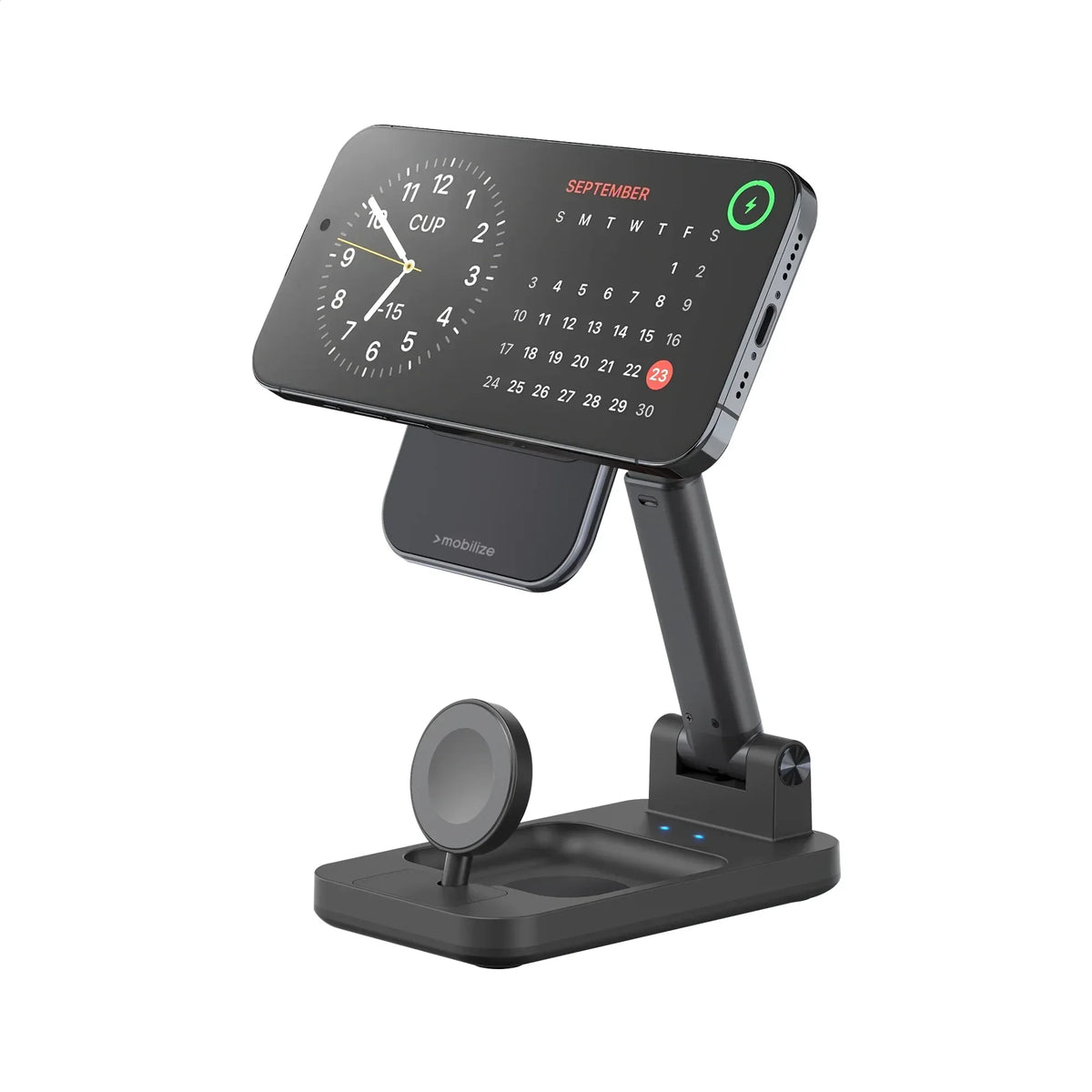 Mobilize 3In1 Charger Station Magsafe Compatible 15W Black - Essentify