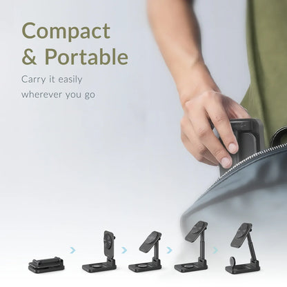Mobilize 3In1 Charger Station Magsafe Compatible 15W Black - Essentify