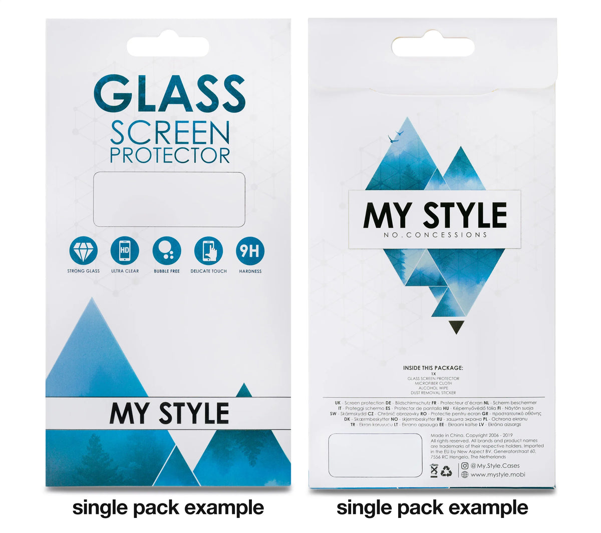 My Style Tempered Glass Screen Protector For Samsung Galaxy A35/A36/A55/S24 Fe Clear (10-Pack) - Essentify