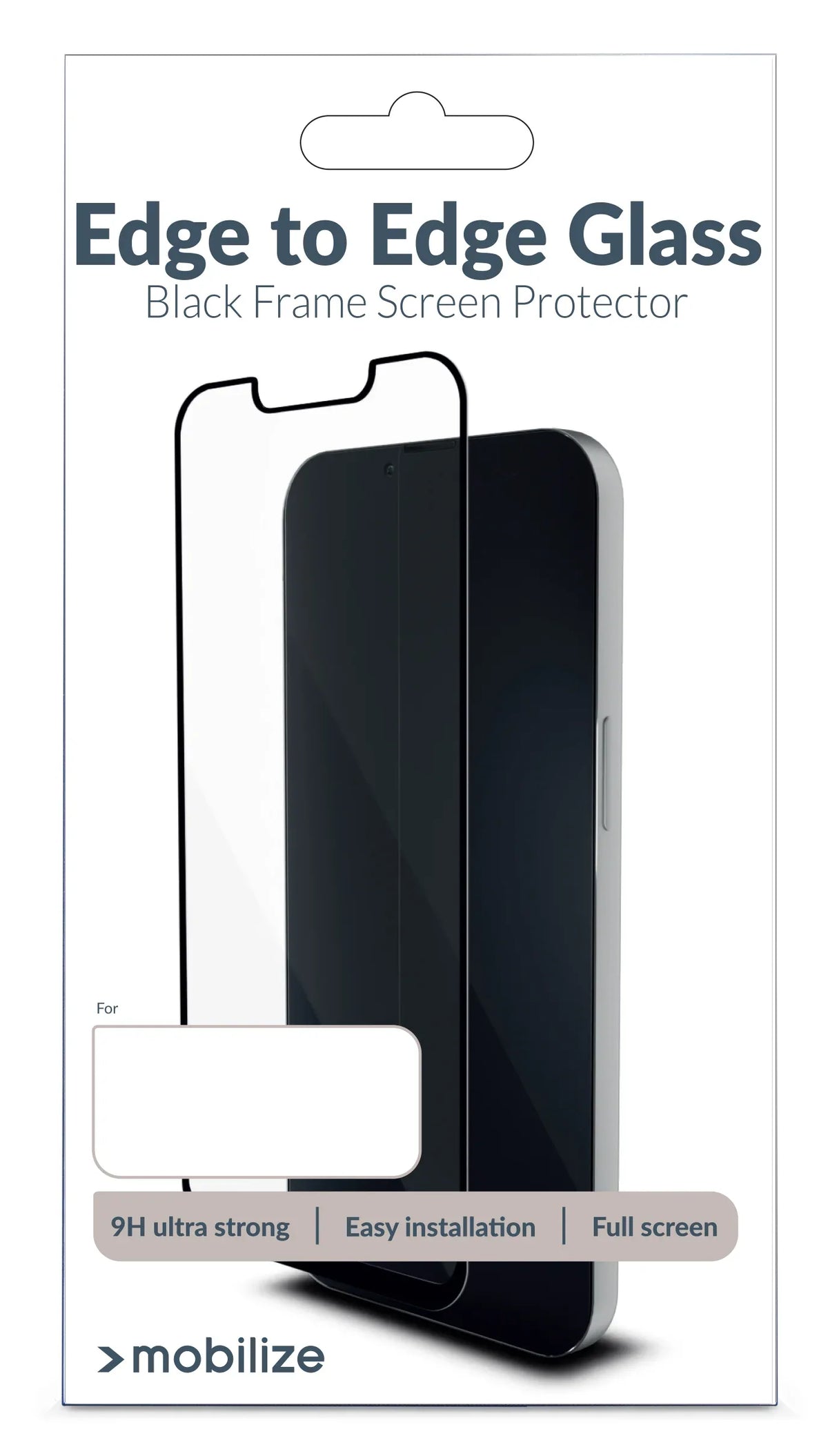 Mobilize Glass Screen Protector - Black Frame - Samsung Galaxy A05S 4G - Essentify