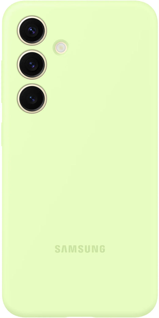 Samsung Silicone Cover Galaxy S24 5G Lime - Essentify