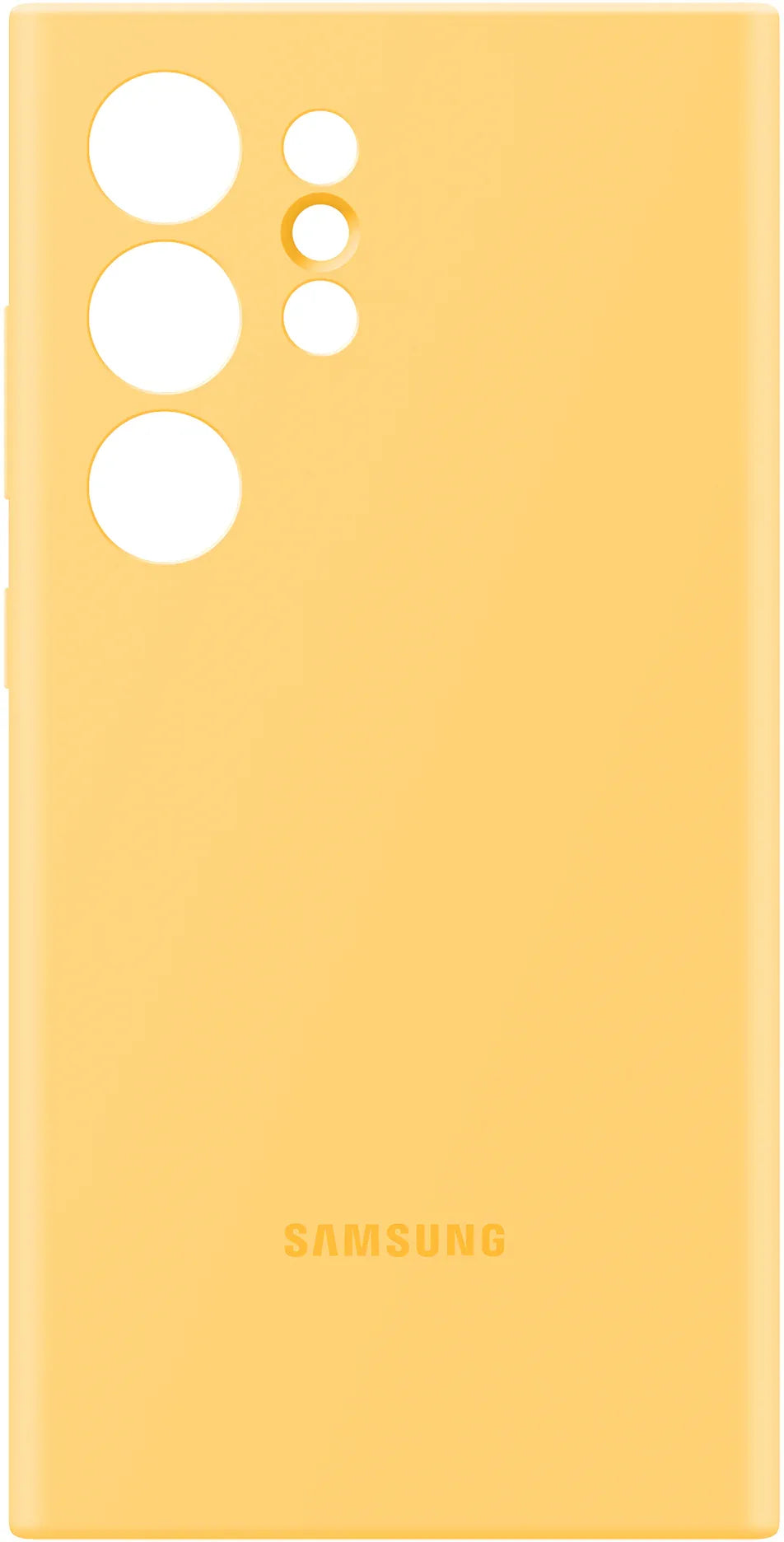 Samsung Silicone Cover Galaxy S24 Ultra 5G Yellow - Essentify