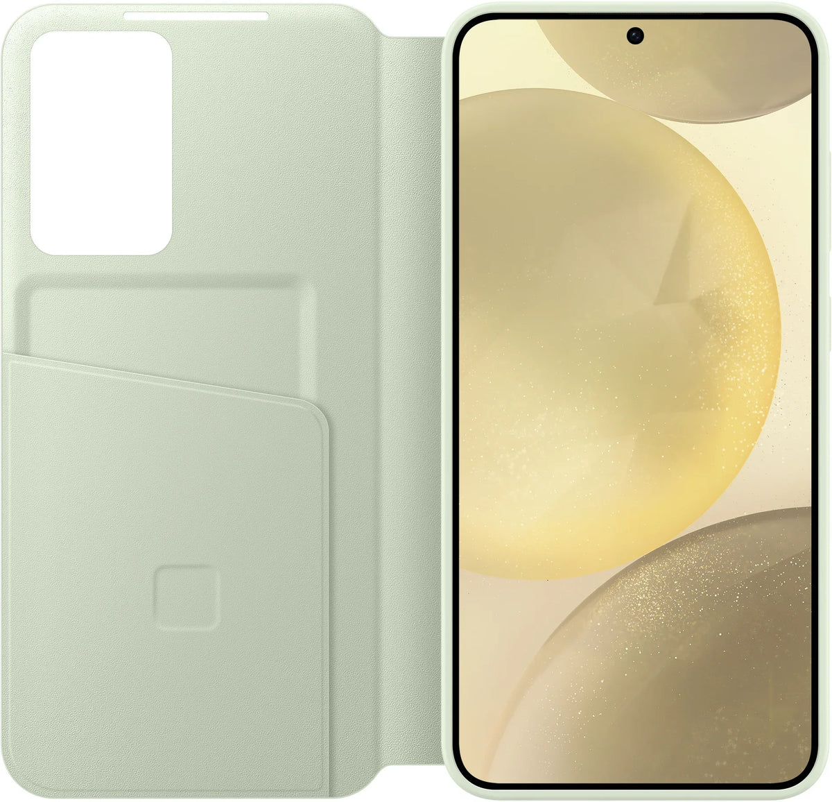 Samsung Smart View Wallet Case Galaxy S24+ 5G Light Green - Essentify