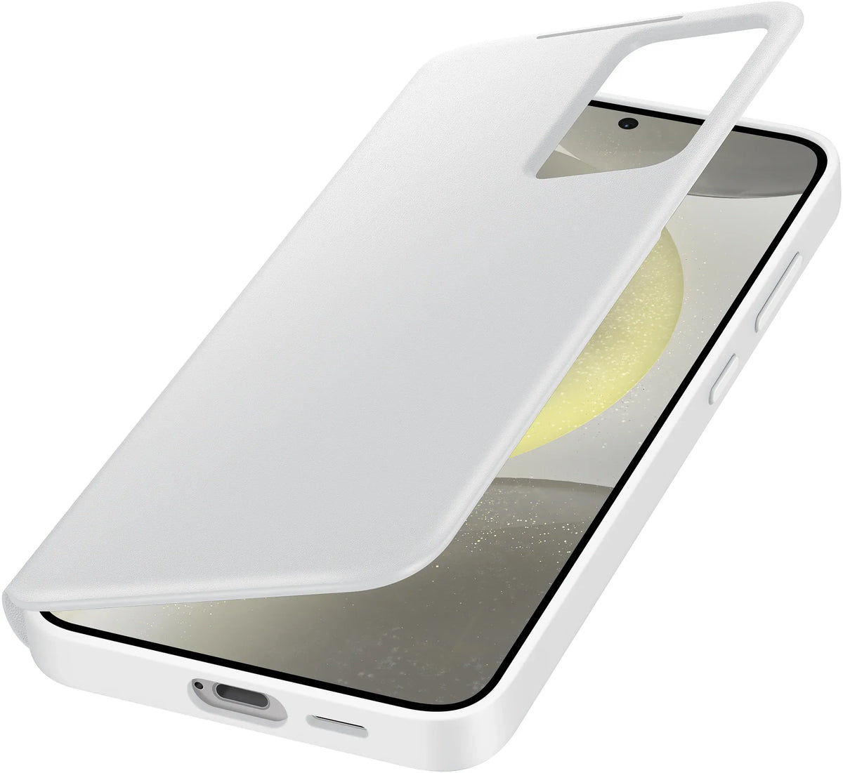 Samsung Smart View Wallet Case Galaxy S24+ 5G White - Essentify