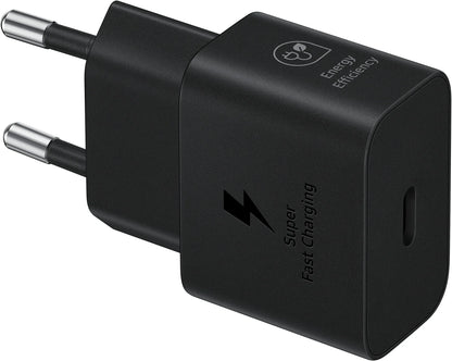 Samsung Usb-C Pd Wall Charger 25W + Usb-C Cable Black - Essentify